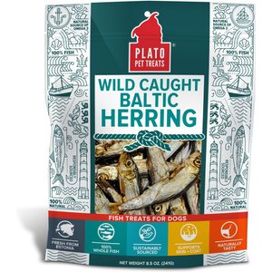 Plato Baltic Herring Dog & Cat Treat, 8.5-oz bag