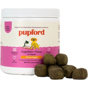 Pupford Cognition & Focus Puppy Supplement, 4.2-oz jar