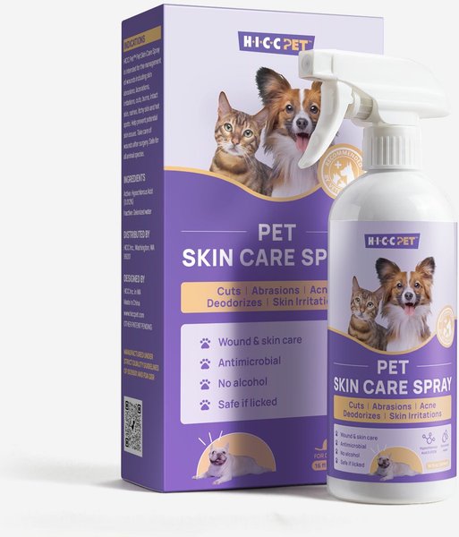 HICC PET Skin Care Relief Cat & Dog Spray, 16-fl oz bottle - Chewy.com