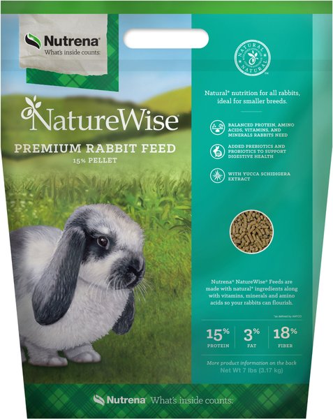 Nutrena Naturewise Premium 15% Rabbit Feed, 7-lb bag slide 1 of 9