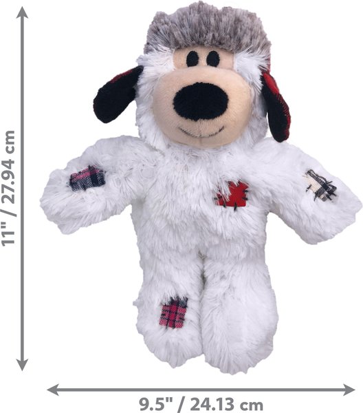Show full view: KONG Holiday Wild Knots Bear Dog Toy, Assorted Colors, Medium slide 2 of 4