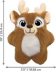 KONG Christmas Holiday Snuzzles Reindeer Dog Toy, Assorted Colors, Medium slide 2 of 7