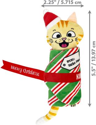 Show full view: KONG Holiday Pull-A-Partz Present Cat Toy slide 2 of 8