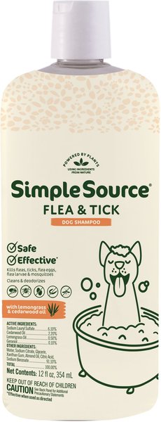 SimpleSource Flea & Tick Dog Shampoo slide 1 of 9