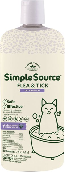 SimpleSource Flea & Tick Cat Shampoo slide 1 of 9