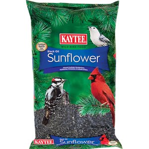 Kaytee Black Oil Sunflower Bird Food, 5-lb bag