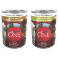 Purina ONE SmartBlend True Instinct Tender Cuts in Gravy with Real Turkey & Venison + Tender Cuts in Gravy with Real Chicken & Duck Canned Dog Food