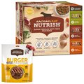Rachael Ray Nutrish Burger Bites, Beef Burger with Bison + Natural Variety Pack Wet Dog Food