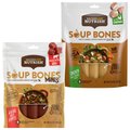 Rachael Ray Nutrish Soup Bones Chicken & Veggies Flavor + Soup Bones Minis Beef & Barley Flavor Chews Dog Treats