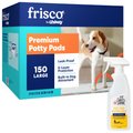 Skout's Honor Dog Pee Pad Refresher Spray + Frisco Dog Training & Potty Pads, 22 x 23-in