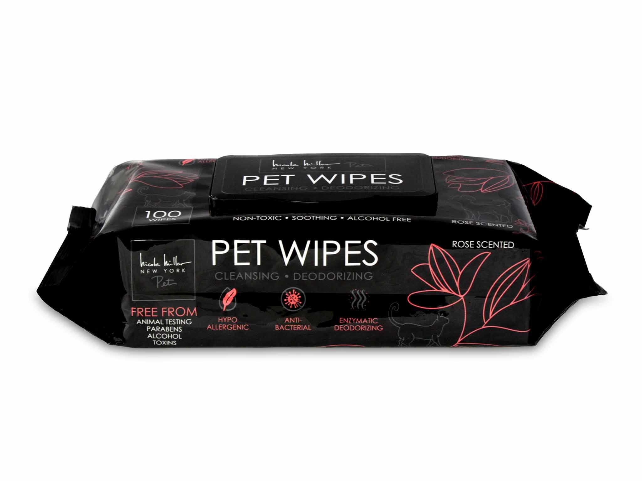 NICOLE MILLER Dog Wipes, 100 count Customer Questions