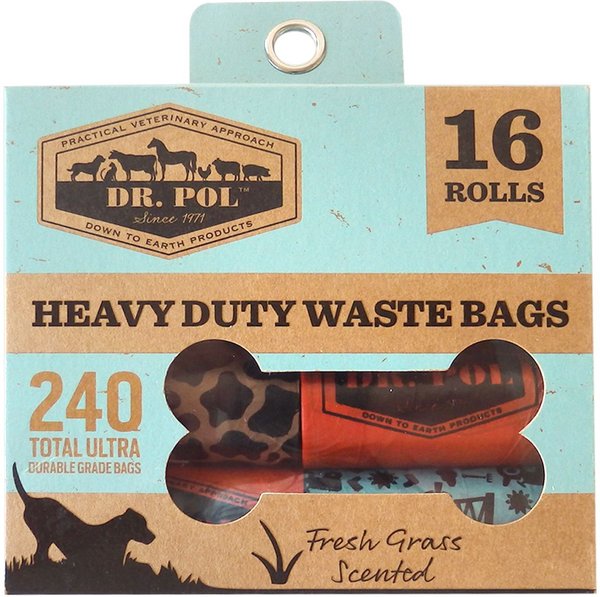 Dr. Pol Cow Printed Grass Scent Dog Waste Bag