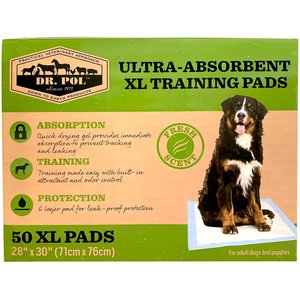 Dr. Pol 28x30-in Fresh Scent Dog Training Pad, 50 count