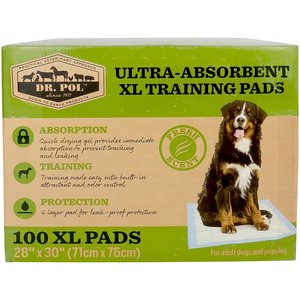 Dr. Pol 28x30-in Fresh Scent Dog Training Pad, 100 count