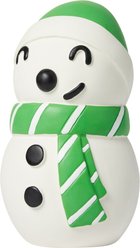 Frisco Holiday Snowman Latex Squeaky Dog Toy, Medium/Large