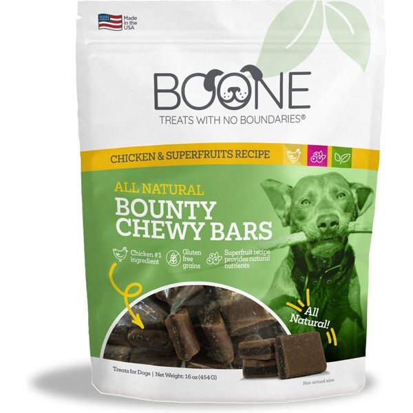 BOONE Bounty Chewy Bars Super Fruit Dog Treats, 16oz bag