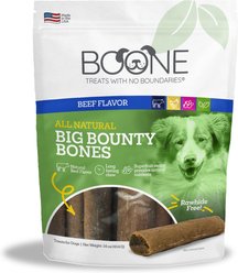Boone Bounty Big Bones Natural Beef Flavor Dog Treats, 16-oz bag