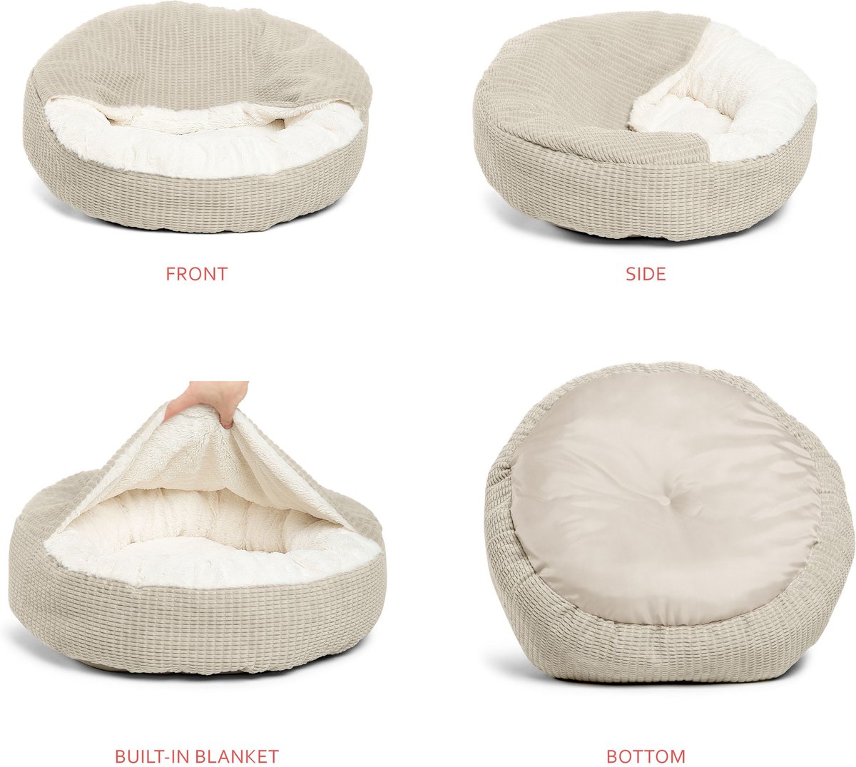 BEST FRIENDS BY SHERI Cozy Cuddler Mason Microfiber Hooded Blanket Cat