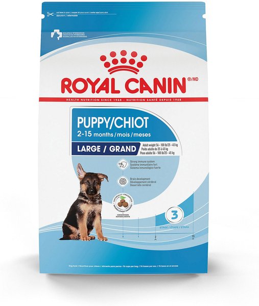 Royal Canin Size Health Nutrition Large Puppy Dry Dog Food, 30-lb bag slide 1 of 9