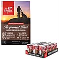 Bundle: Real Meat Shreds Beef Recipe Stew Wet Food + Regional Red Dry Dog Food