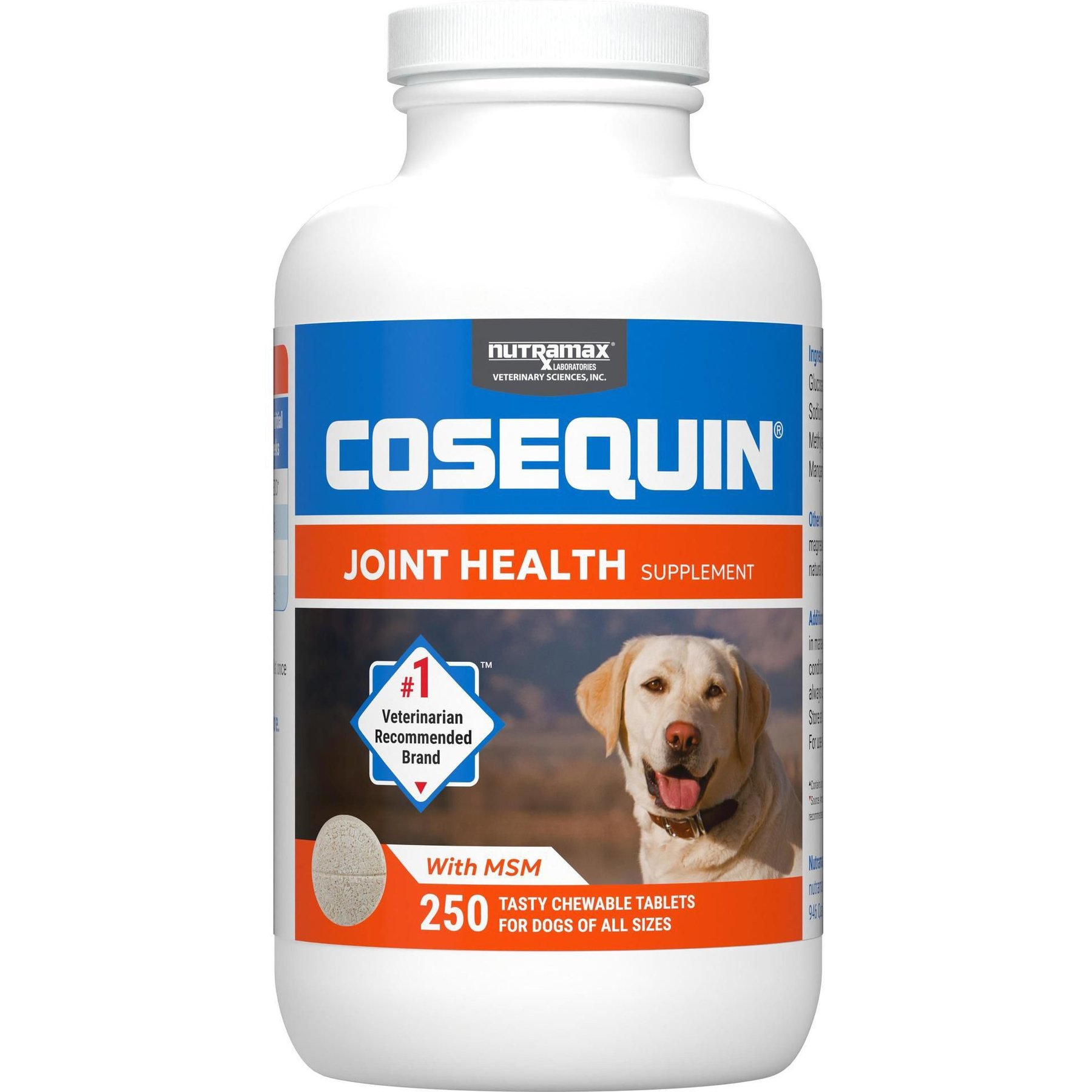 Cosequin Maximum Strength Plus MSM Chewable Tablets 250 Count