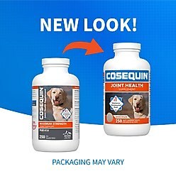 Nutramax Cosequin Hip & Joint Maximum Strength Plus MSM Chewable Tablets Joint Supplement for Dogs, 250 count slide 2 of 8