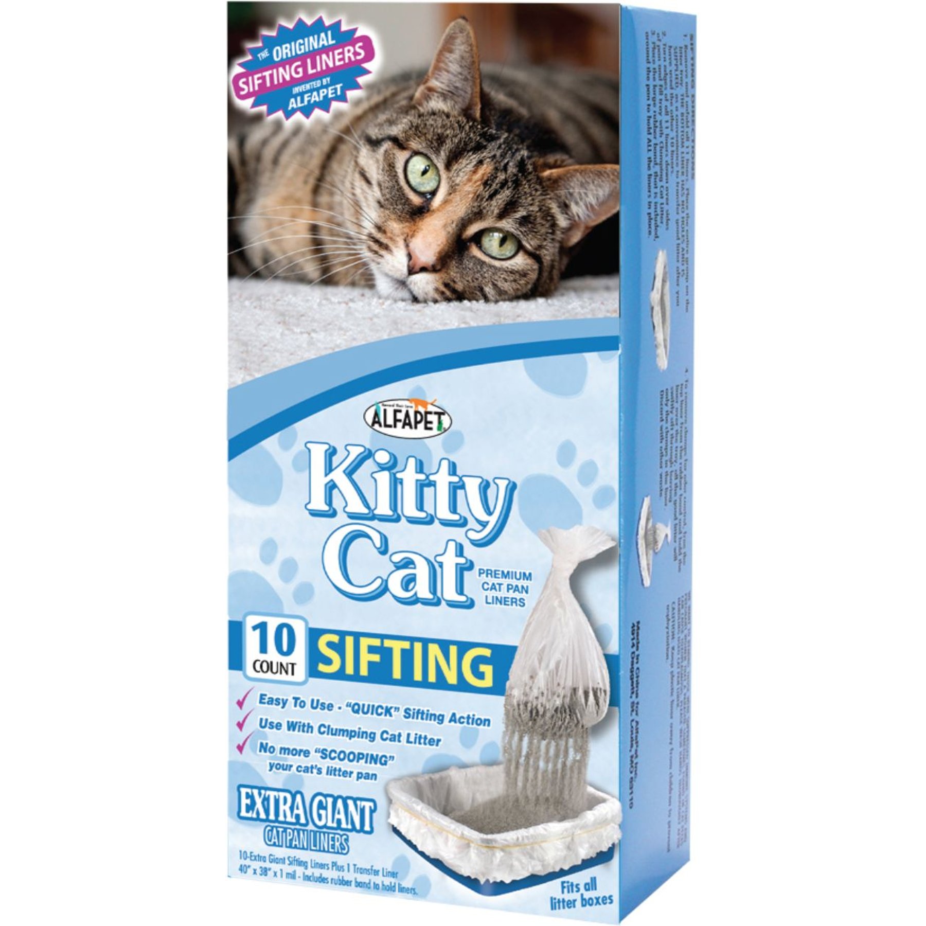 Sifting cat sale pan liners