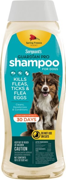 Sergeant's Guardian Spring Freesia Pro Flea & Tick Dog Shampoo slide 1 of 2