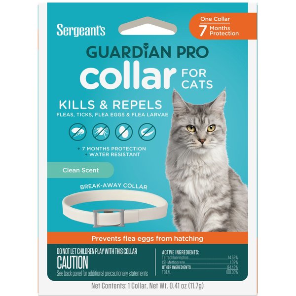 SERGEANT'S Guardian Pro Flea & Tick Cat Collar