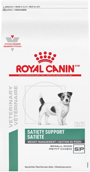 Royal Canin Veterinary Diet Adult Satiety Support Weight Management Small Breed Dry Dog Food, 6.6-lb bag slide 1 of 11