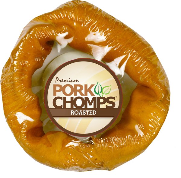 Premium Pork Chomps Roasted Donut Dog Treat, 6-in donut slide 1 of 7