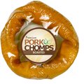 Premium Pork Chomps Roasted Donut Dog Treat, 6-in donut