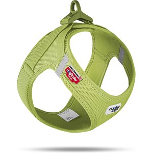 Curli Clasp Vest Air-Mesh Dog Harness, Lime, XX-Small