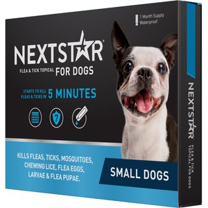 NextStar Flea & Tick Spot Treatment for Small Dogs, 5-22 lbs, 1 Dose (1-mos. supply)