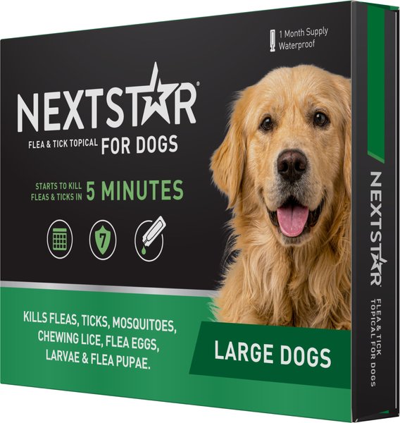 NextStar Flea Tick Topical Treatment for Large Dogs 45 88 lbs