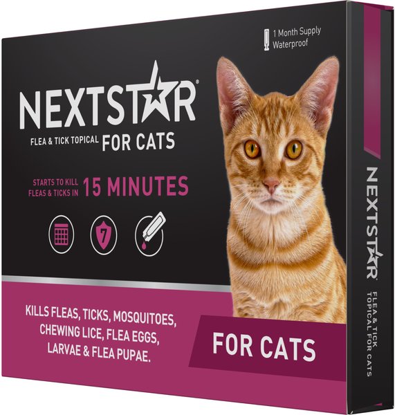 NextStar Fast Acting Cat Flea & Tick Treatment, 1 dose slide 1 of 9