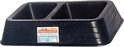 Tuff Stuff Products Small Animal Double Dish Farm Animal Feeder, 6-qt