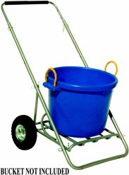 Tuff Stuff Products Tuff Muck cart Farm Animal Feeder, Grey, 300-lb