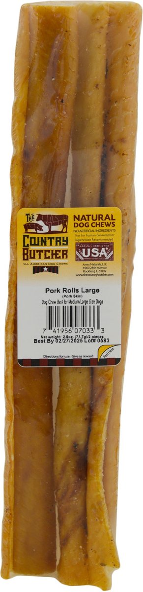 The Country Butcher Pork Roast Bone Dog Treats, 5-in, 2 count