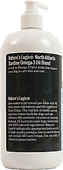 Nature's Logic North Atlantic Sardine Oil Dog & Cat Supplement, 32-oz bottle slide 2 of 3
