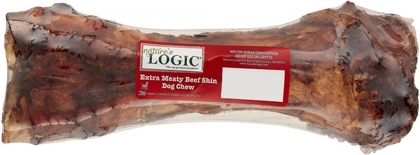 Nature's Logic Extra Meaty Shin Bone Dog Treats slide 1 of 6