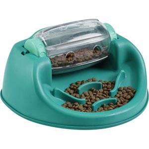 Nina Ottosson Spin N' Eat Dog Food Puzzle Feeder, Green