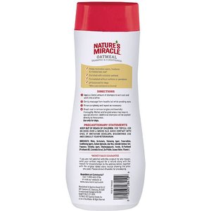 Nature's Miracle Oatmeal Dog Shampoo, 16-fl oz bottle, Pistachio Cream Scent