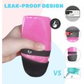 EYS Fliptop foldable Dog Water Bottle, 6.3-in, Pink