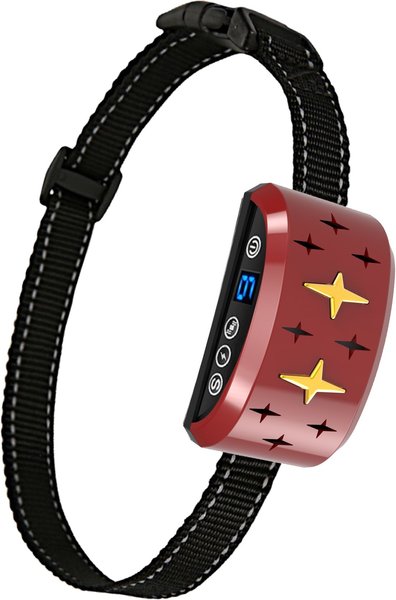 Petdiary B340 Rechargeable Dog Bark Collar, Small, Red slide 1 of 8
