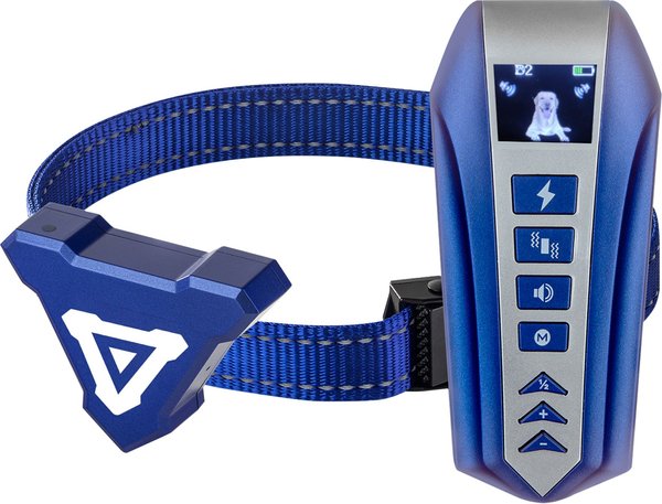 Petdiary T240 Static Remote Rechargeable Dog Training Collar, Blue, Small slide 1 of 8