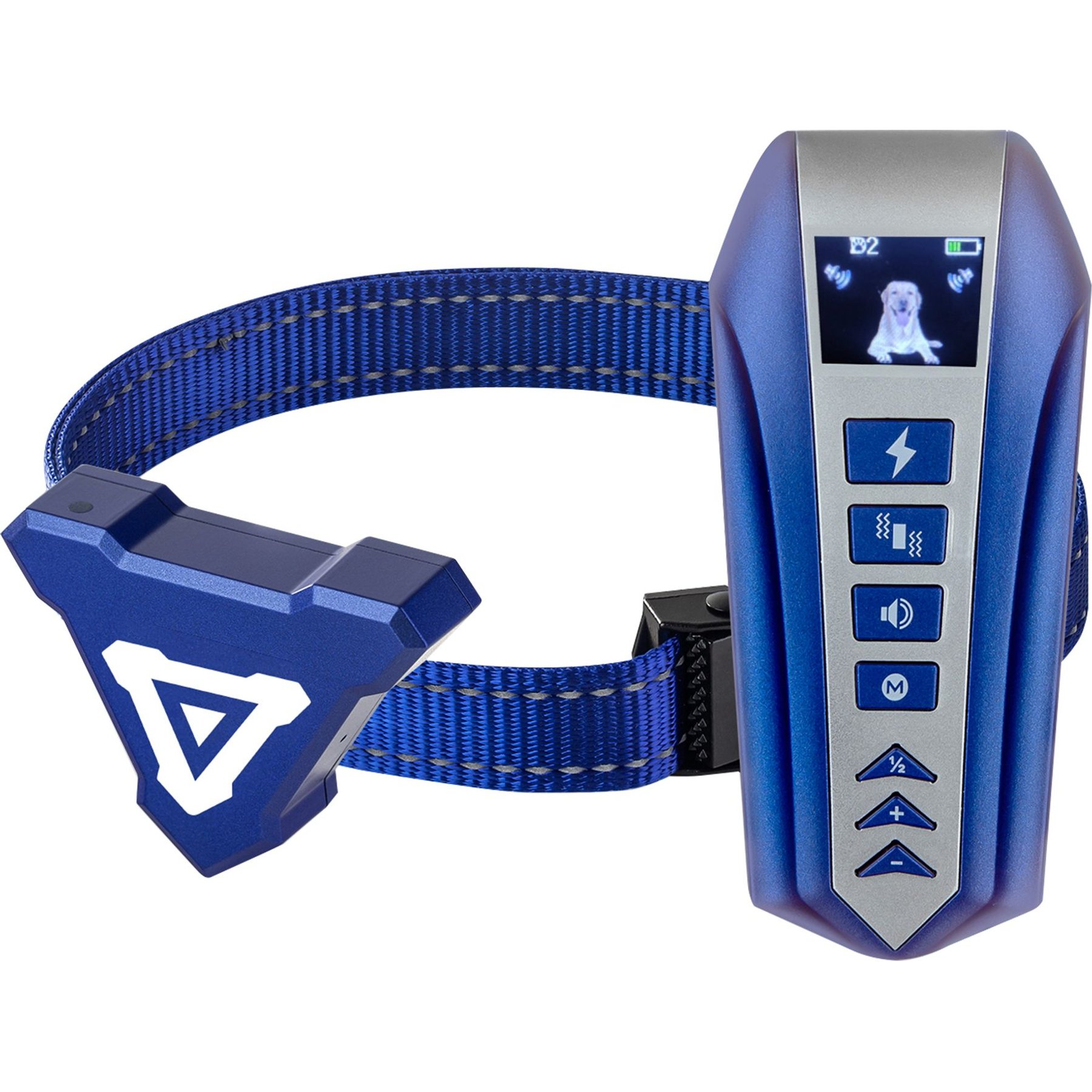 PETDIARY T240 Static Remote Rechargeable Dog Training Collar, Blue