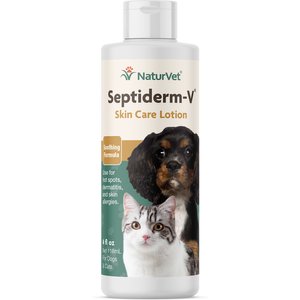NaturVet Septiderm-V Lotion for Dogs & Cats, 4-oz bottle