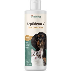 NaturVet Septiderm-V Lotion for Dogs & Cats, 16-oz bottle