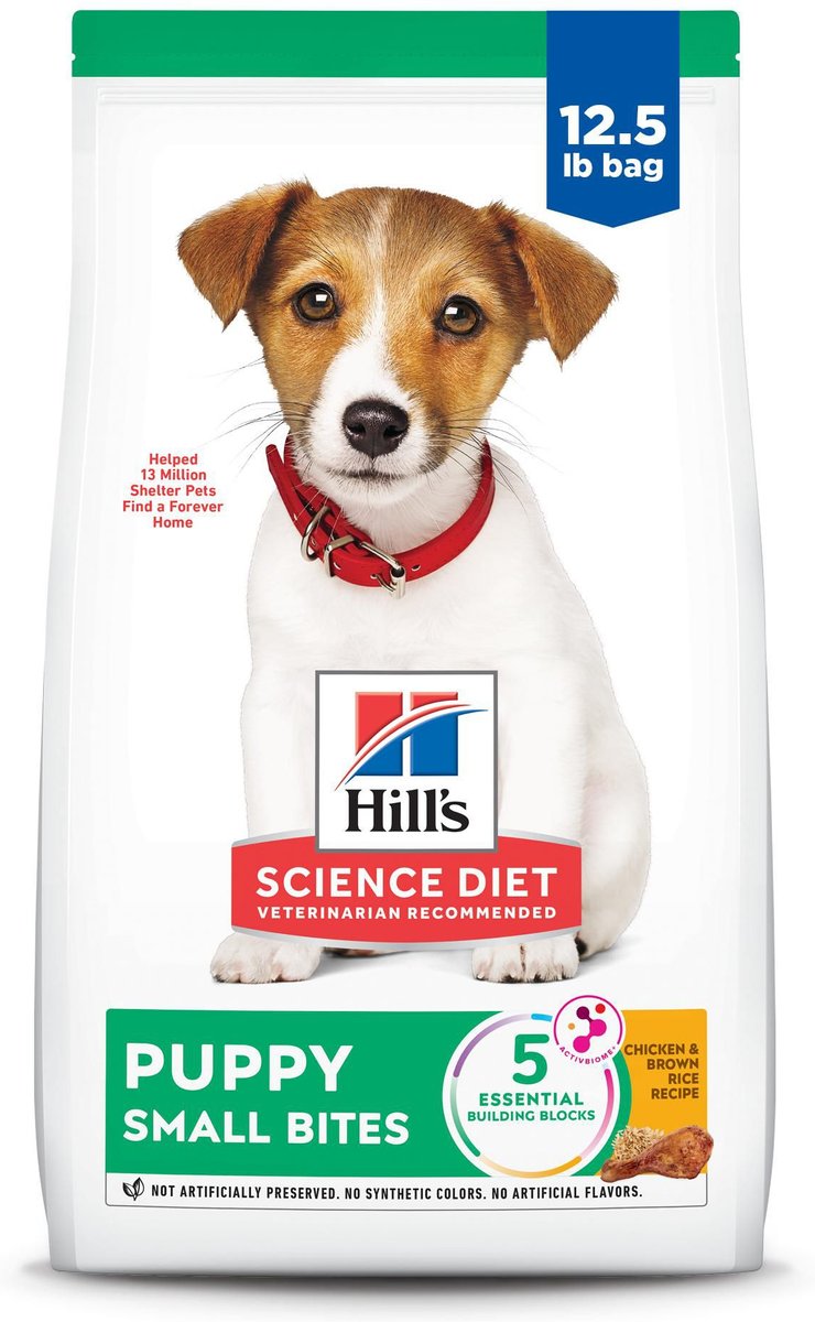 Hill's science diet puppy small best sale & toy breed dry dog food